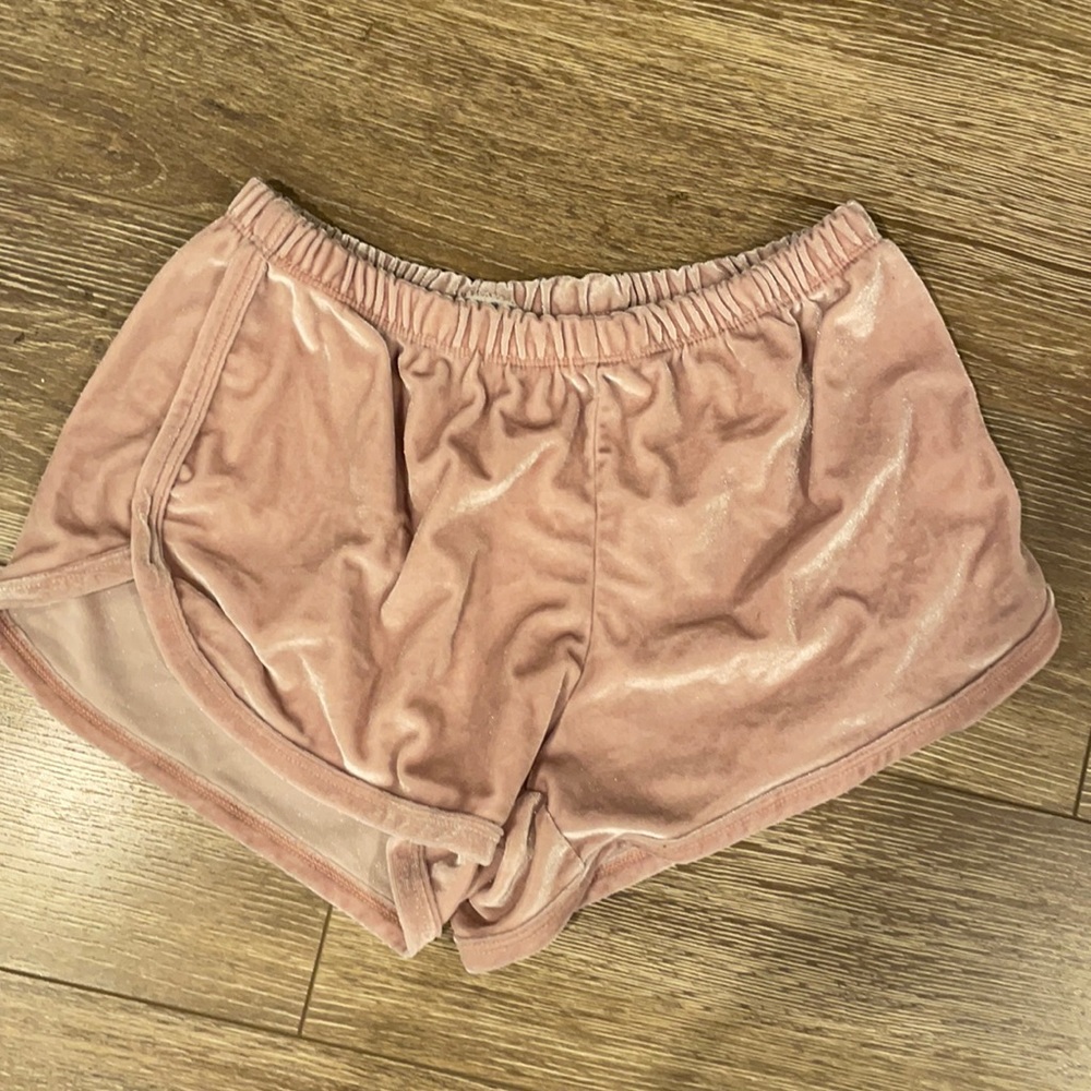 Brandy velvet shorts